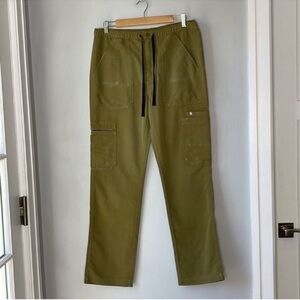 Figs Olive Green Cargo Pants